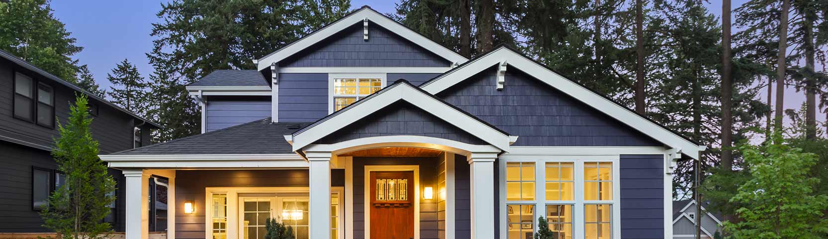Black and white painted living room